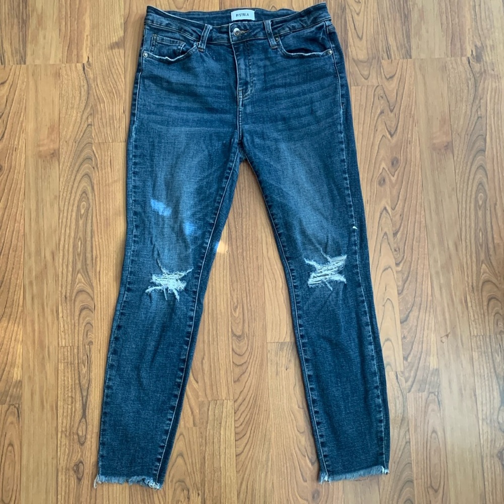Pistola Denim Frayed Hem Jeans Size 28